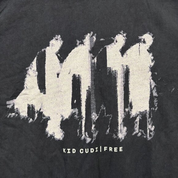 Kid Cudi Free Album Smoke Silhouette T-Shirt Size XL - Picture 2 of 4